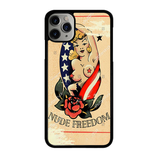 SAILOR JERRY SEXY GIRL TATTOO iPhone 11 Pro Max Case Cover