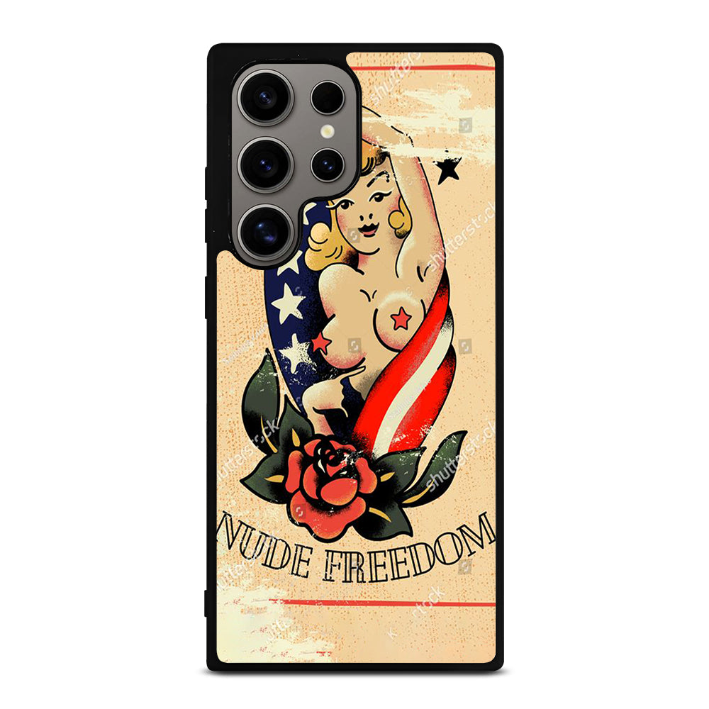 SAILOR JERRY SEXY GIRL TATTOO Samsung Galaxy S24 Ultra Case Cover