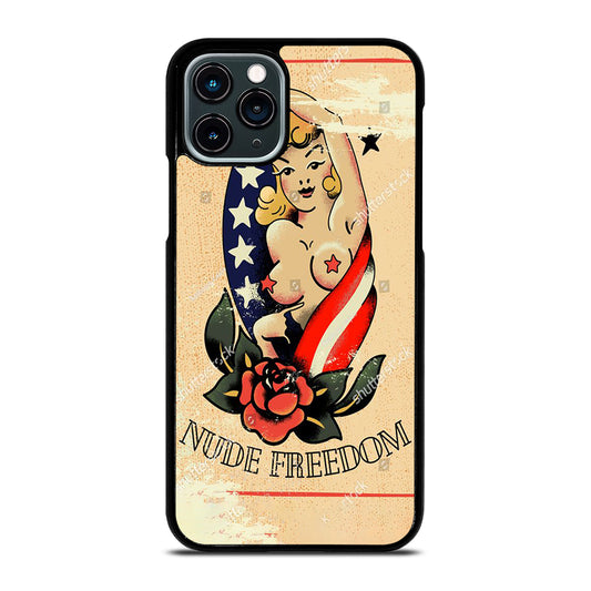 SAILOR JERRY SEXY GIRL TATTOO iPhone 11 Pro Case Cover