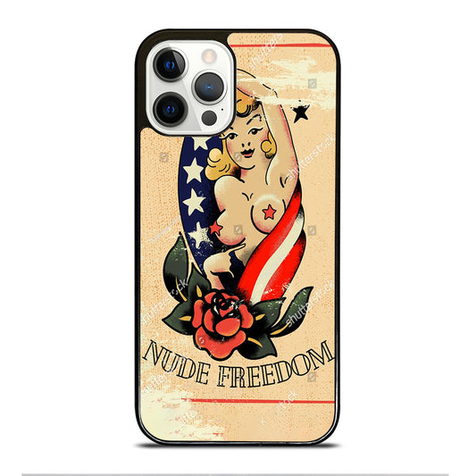 SAILOR JERRY SEXY GIRL TATTOO iPhone 12 Pro Case Cover