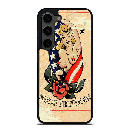SAILOR JERRY SEXY GIRL TATTOO Samsung Galaxy S23 Plus Case Cover