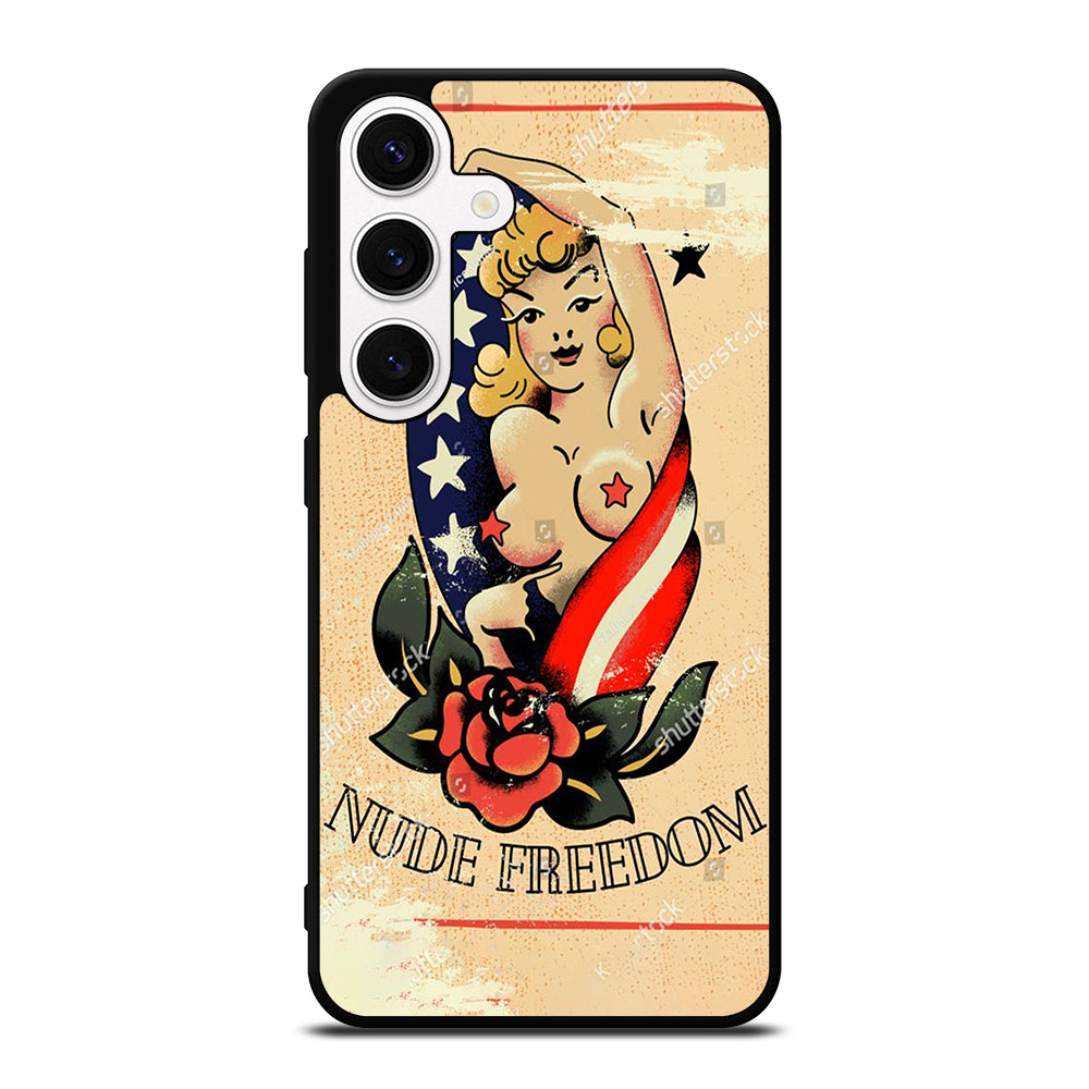 SAILOR JERRY SEXY GIRL TATTOO Samsung Galaxy S24 Case Cover