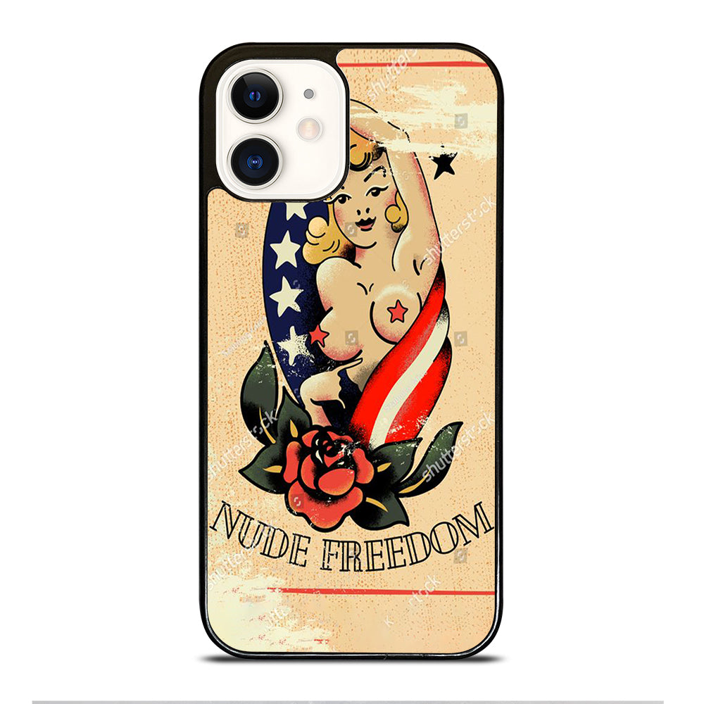 SAILOR JERRY SEXY GIRL TATTOO iPhone 12 Case Cover