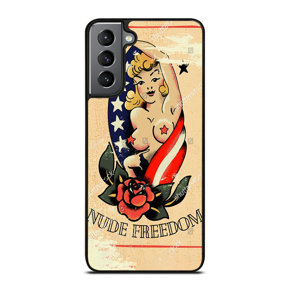 SAILOR JERRY SEXY GIRL TATTOO Samsung Galaxy S21 Plus Case Cover