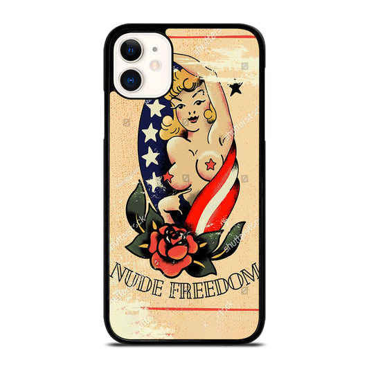 SAILOR JERRY SEXY GIRL TATTOO iPhone 11 Case Cover