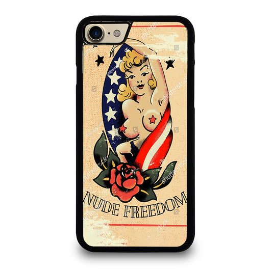 SAILOR JERRY SEXY GIRL TATTOO iPhone 7 / 8 Case Cover