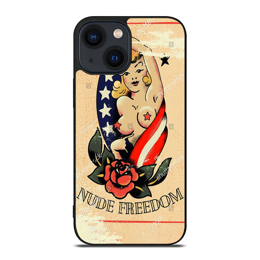 SAILOR JERRY SEXY GIRL TATTOO iPhone 14 Plus Case Cover