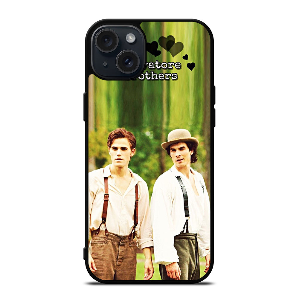 SALVATORE BROTHERS VAMPIRE DIARIES 2 iPhone 15 Plus Case Cover