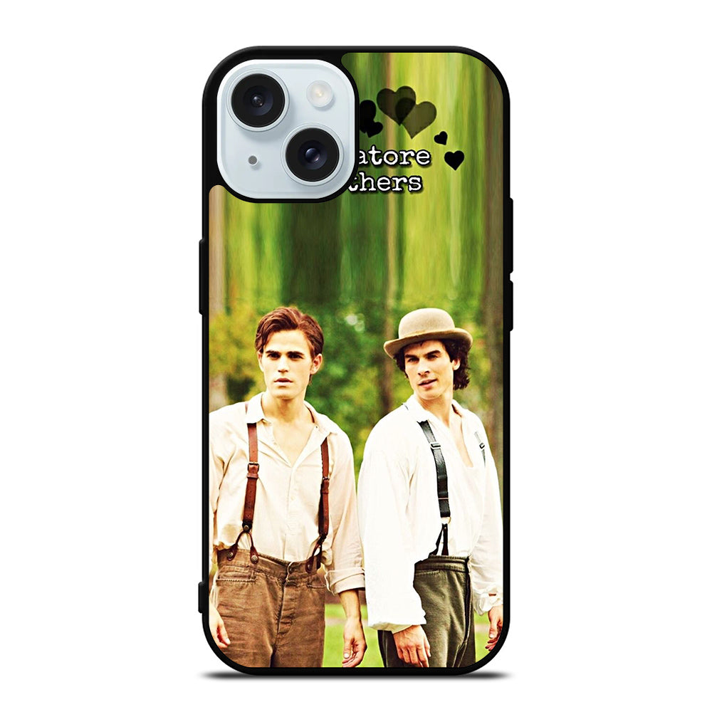 SALVATORE BROTHERS VAMPIRE DIARIES 2 iPhone 15 Case Cover
