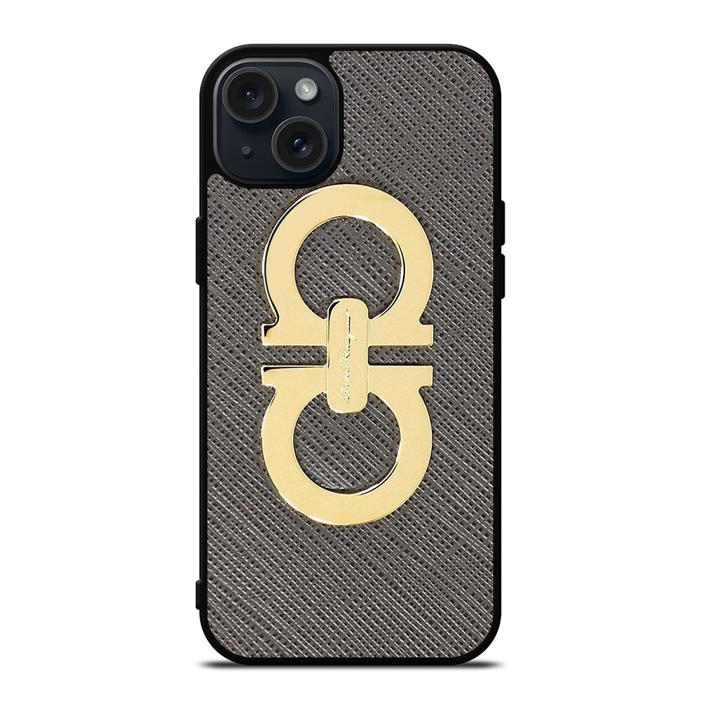 SALVATORE FERRAGAMO EMBLEM 2 iPhone 15 Plus Case Cover