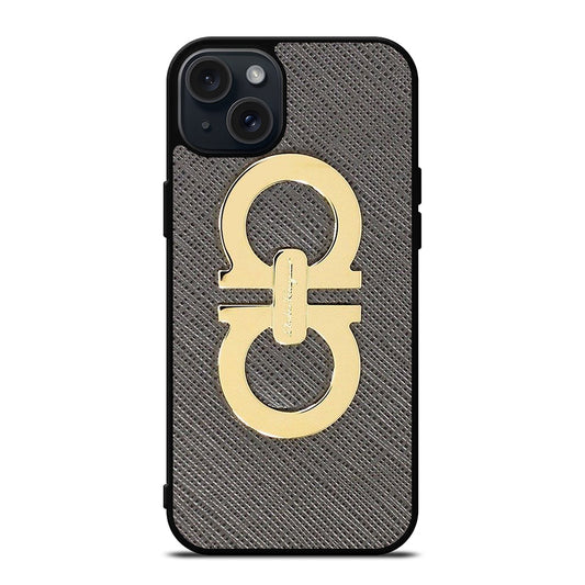SALVATORE FERRAGAMO EMBLEM 2 iPhone 15 Plus Case Cover