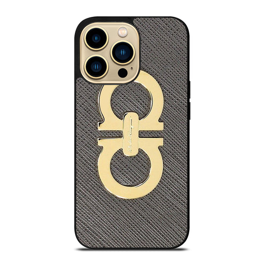 SALVATORE FERRAGAMO EMBLEM 2 iPhone 14 Pro Max Case Cover