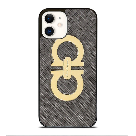 SALVATORE FERRAGAMO EMBLEM 2 iPhone 12 Case Cover