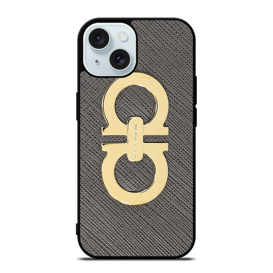 SALVATORE FERRAGAMO EMBLEM 2 iPhone 15 Case Cover