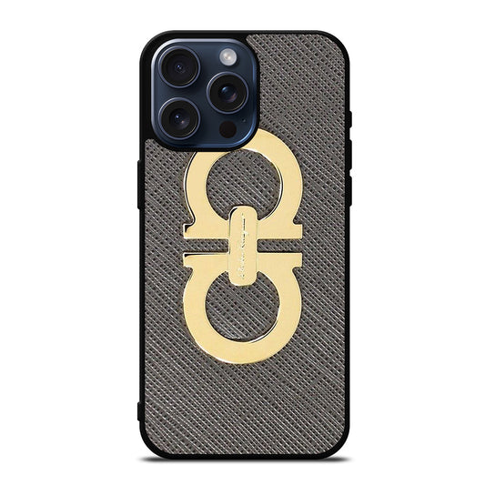 SALVATORE FERRAGAMO EMBLEM 2 iPhone 15 Pro Max Case Cover