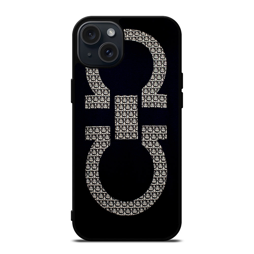 SALVATORE FERRAGAMO LOGO 3 iPhone 15 Plus Case Cover