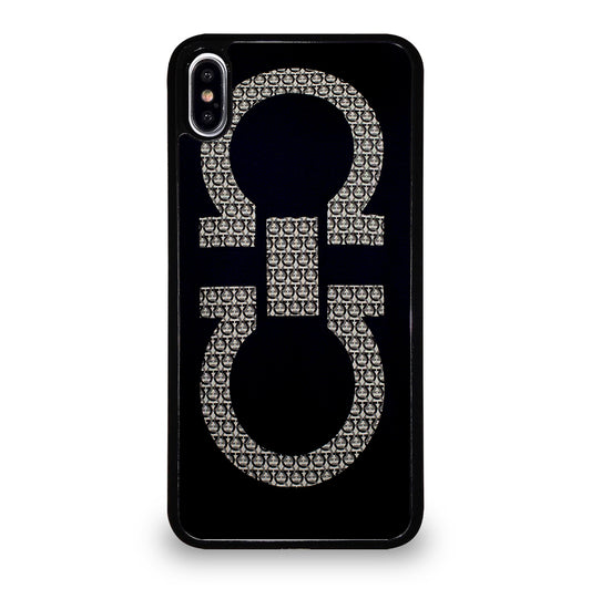 SALVATORE FERRAGAMO LOGO 3 iPhone XS Max Case Cover
