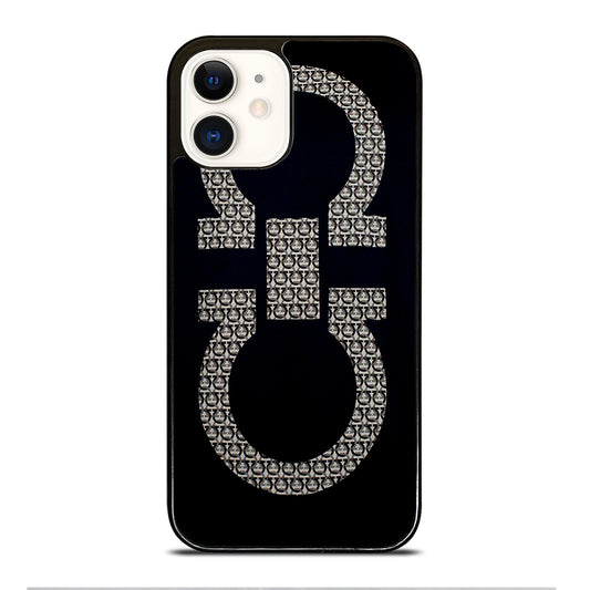 SALVATORE FERRAGAMO LOGO 3 iPhone 12 Case Cover