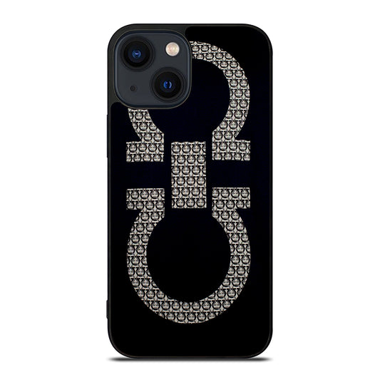SALVATORE FERRAGAMO LOGO 3 iPhone 14 Plus Case Cover