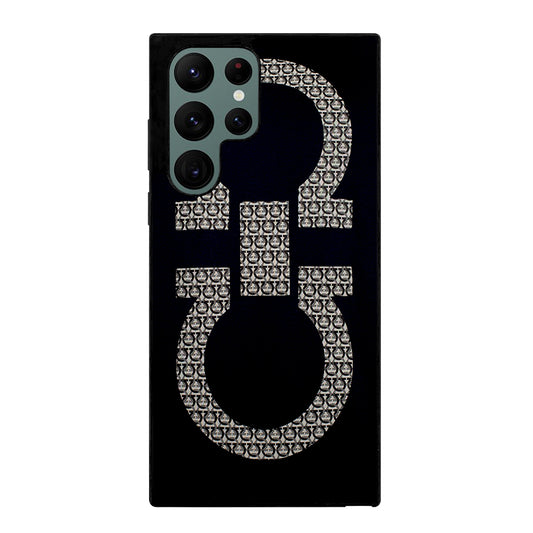 SALVATORE FERRAGAMO LOGO 3 Samsung Galaxy S22 Ultra Case Cover