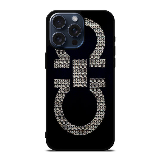 SALVATORE FERRAGAMO LOGO 3 iPhone 15 Pro Max Case Cover