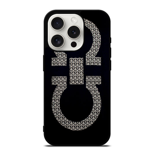 SALVATORE FERRAGAMO LOGO 3 iPhone 15 Pro Case Cover