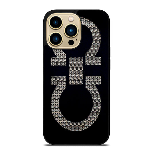 SALVATORE FERRAGAMO LOGO 3 iPhone 14 Pro Max Case Cover
