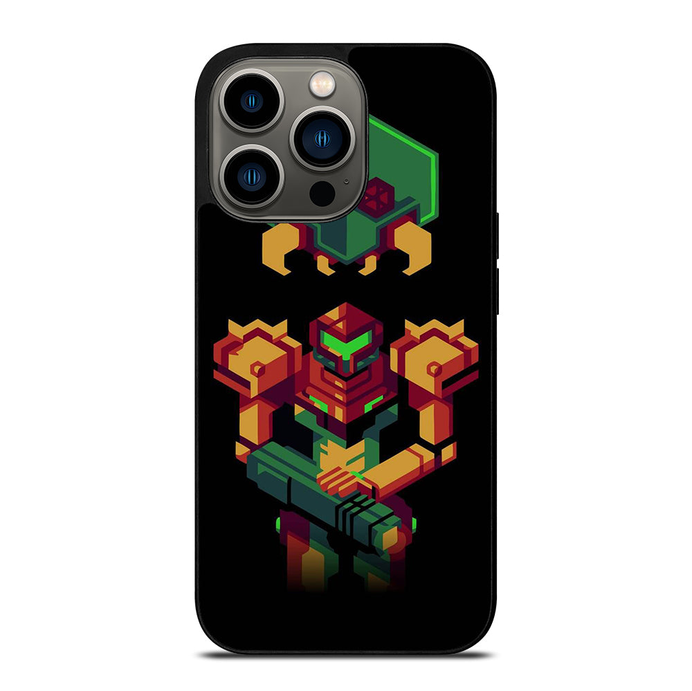SAMUS ARAN METROID CAETOON 3 iPhone 13 Pro Case Cover