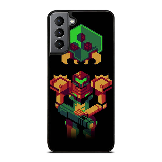 SAMUS ARAN METROID CAETOON 3 Samsung Galaxy S21 Plus Case Cover