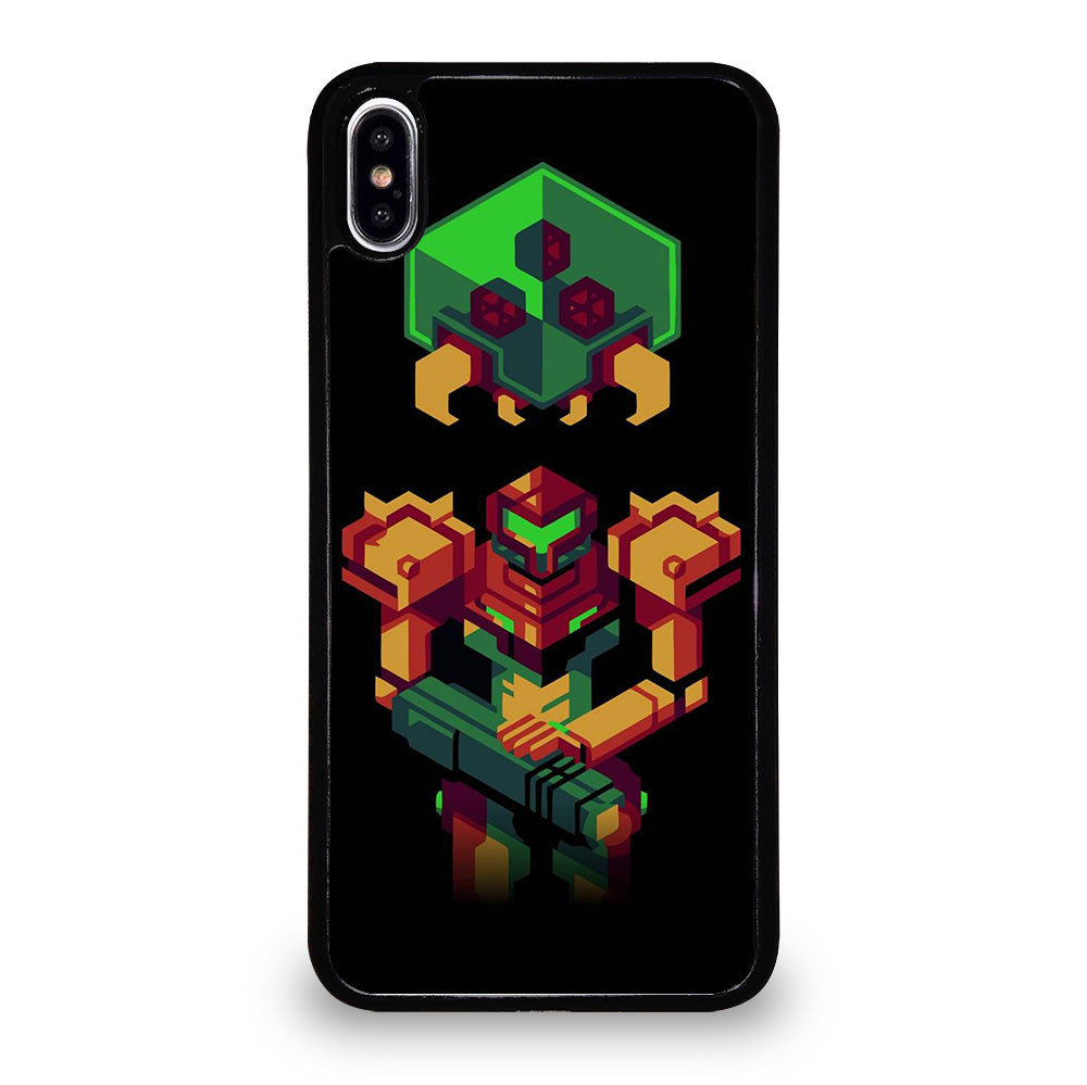 SAMUS ARAN METROID CAETOON 3 iPhone XS Max Case Cover