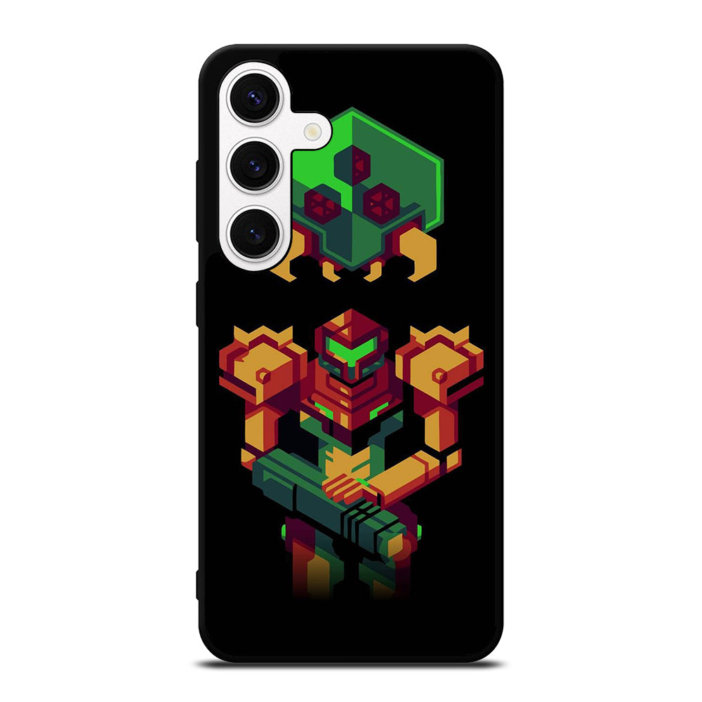 SAMUS ARAN METROID CAETOON 3 Samsung Galaxy S24 Case Cover