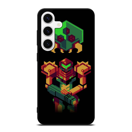SAMUS ARAN METROID CAETOON 3 Samsung Galaxy S24 Case Cover
