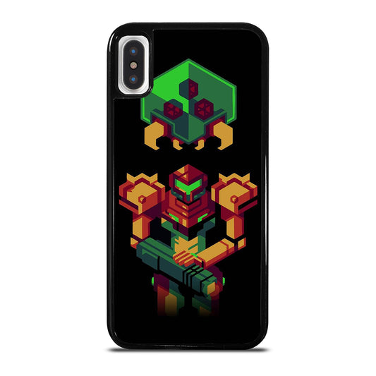 SAMUS ARAN METROID CAETOON 3 iPhone X / XS Case Cover