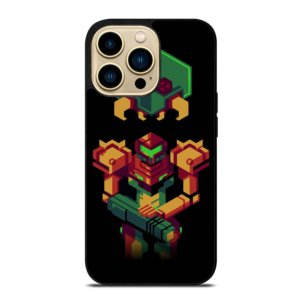 SAMUS ARAN METROID CAETOON 3 iPhone 14 Pro Max Case Cover