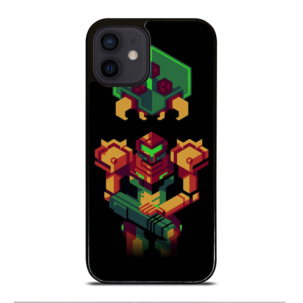 SAMUS ARAN METROID CAETOON 3 iPhone 12 Mini Case Cover