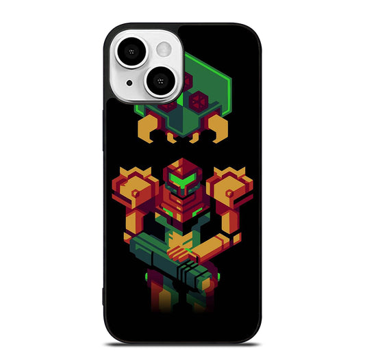 SAMUS ARAN METROID CAETOON 3 iPhone 13 Mini Case Cover