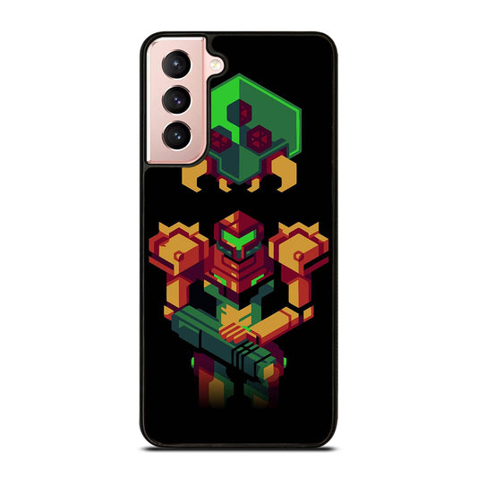 SAMUS ARAN METROID CAETOON 3 Samsung Galaxy S21 Case Cover