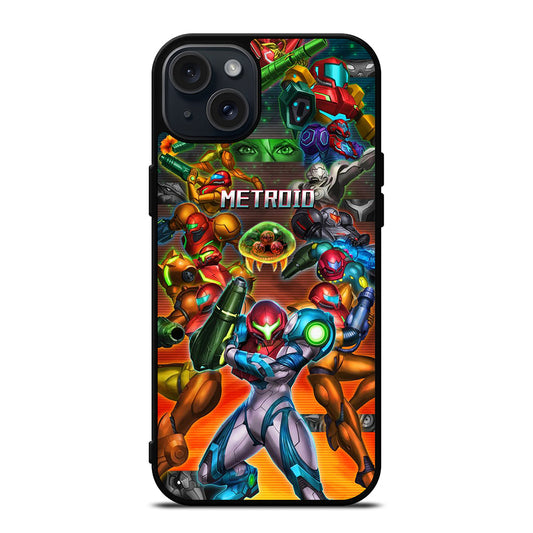 SAMUS ARAN METROID CARTOON 2 iPhone 15 Plus Case Cover