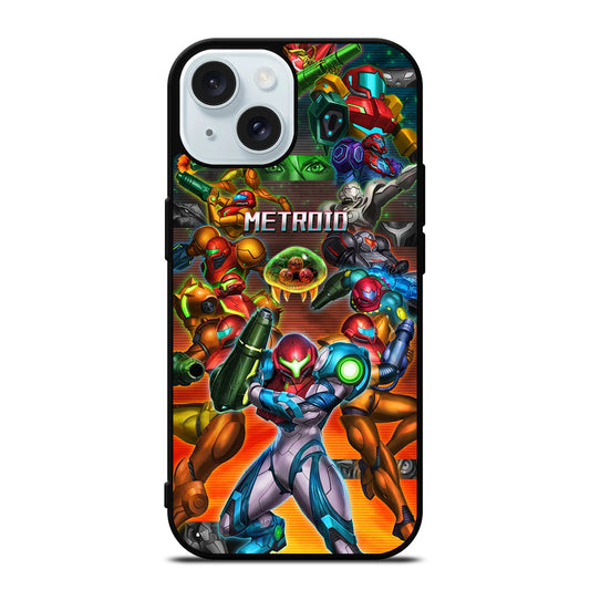 SAMUS ARAN METROID CARTOON 2 iPhone 15 Case Cover