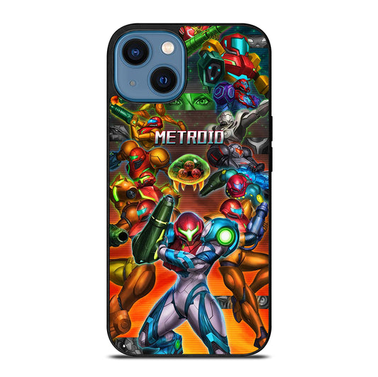 SAMUS ARAN METROID CARTOON 2 iPhone 14 Case Cover