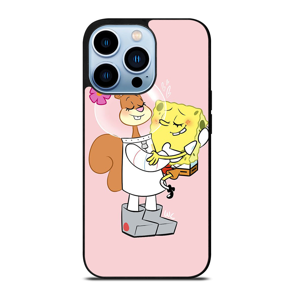 SANDY SQUIRREL AND SPONGEBOB iPhone 13 Pro Max Case Cover