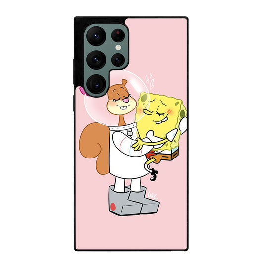SANDY SQUIRREL AND SPONGEBOB Samsung Galaxy S22 Ultra Case Cover