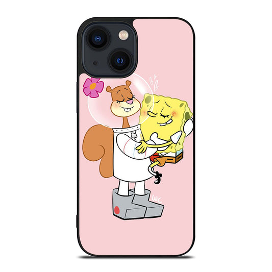 SANDY SQUIRREL AND SPONGEBOB iPhone 14 Plus Case Cover