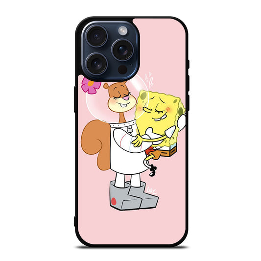SANDY SQUIRREL AND SPONGEBOB iPhone 15 Pro Max Case Cover