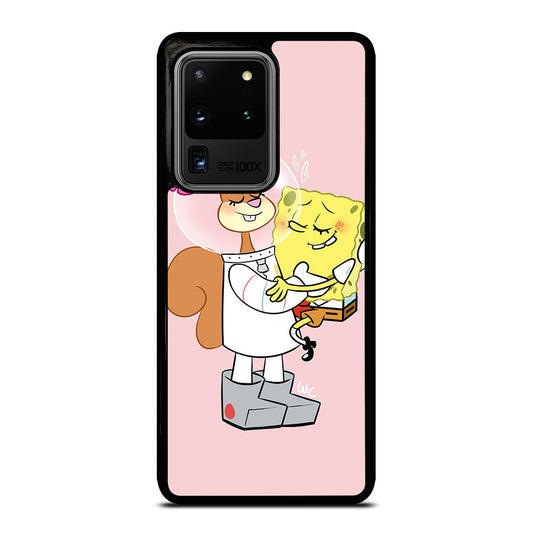 SANDY SQUIRREL AND SPONGEBOB Samsung Galaxy S20 Ultra Case Cover