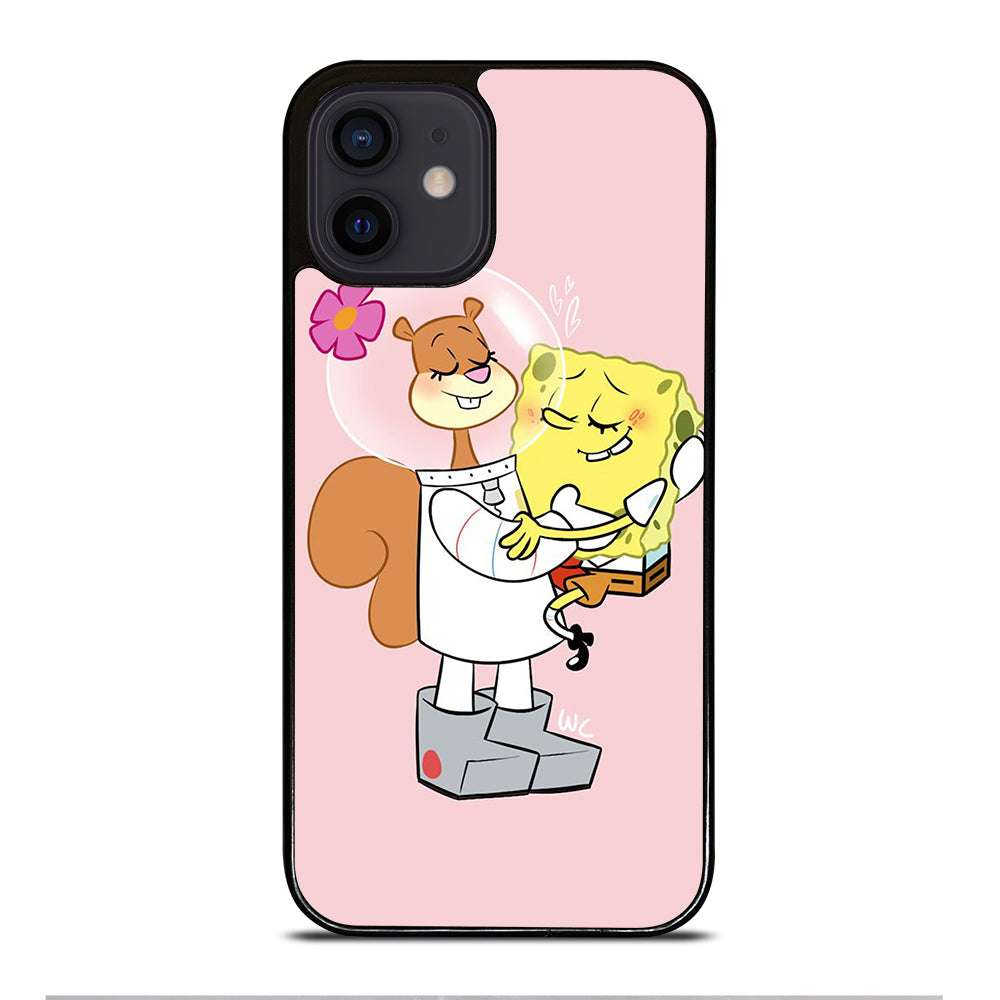 SANDY SQUIRREL AND SPONGEBOB iPhone 12 Mini Case Cover