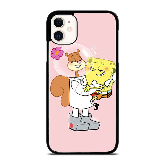 SANDY SQUIRREL AND SPONGEBOB iPhone 11 Case Cover