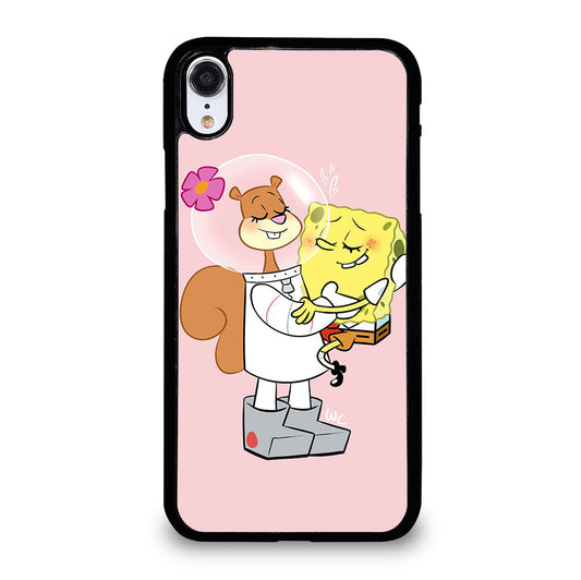 SANDY SQUIRREL AND SPONGEBOB iPhone XR Case Cover