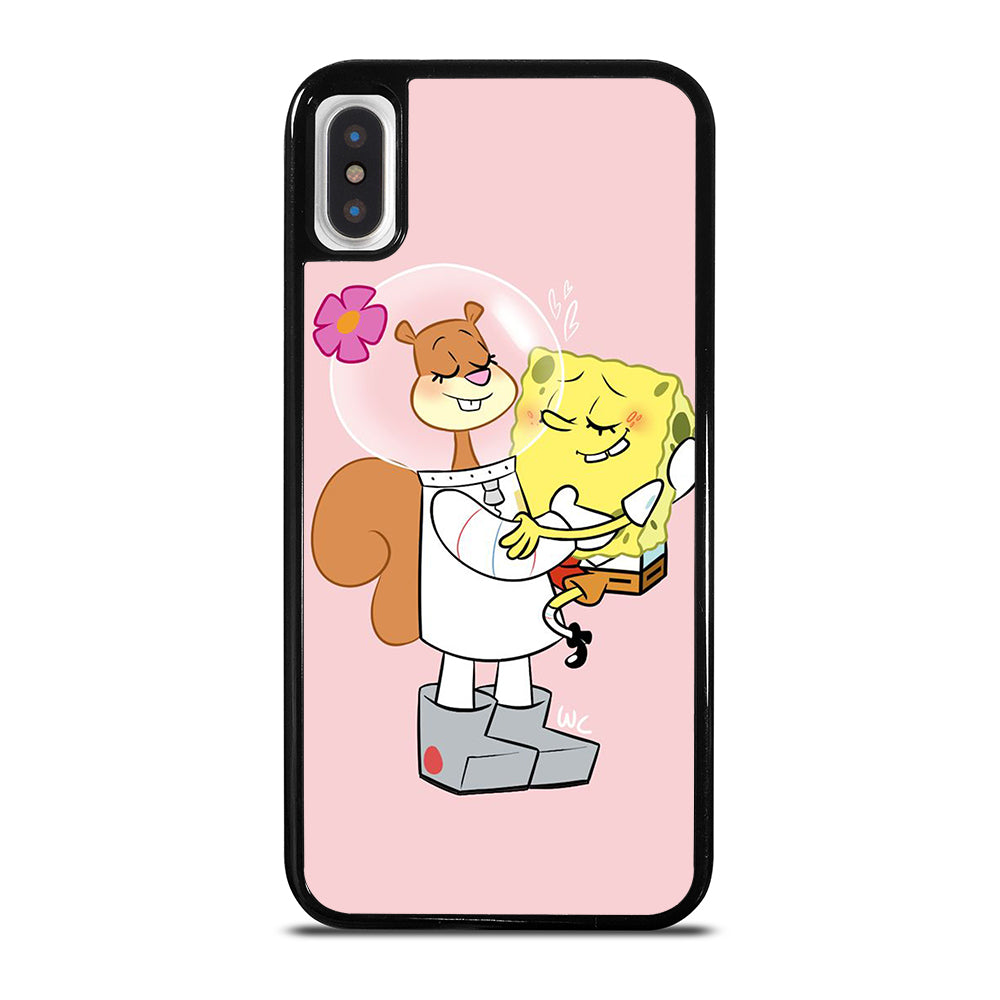 SANDY SQUIRREL AND SPONGEBOB iPhone X / XS Case Cover