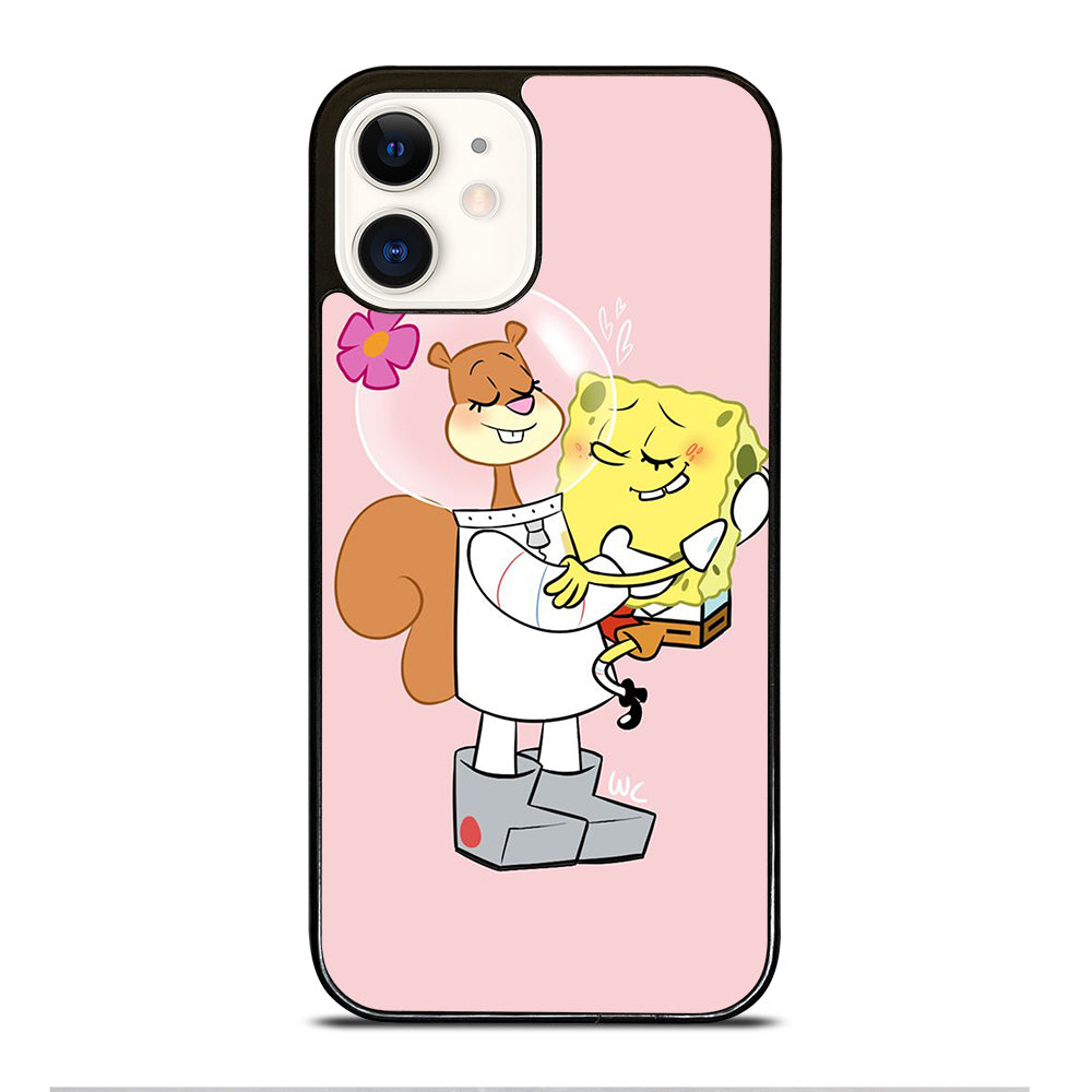 SANDY SQUIRREL AND SPONGEBOB iPhone 12 Case Cover